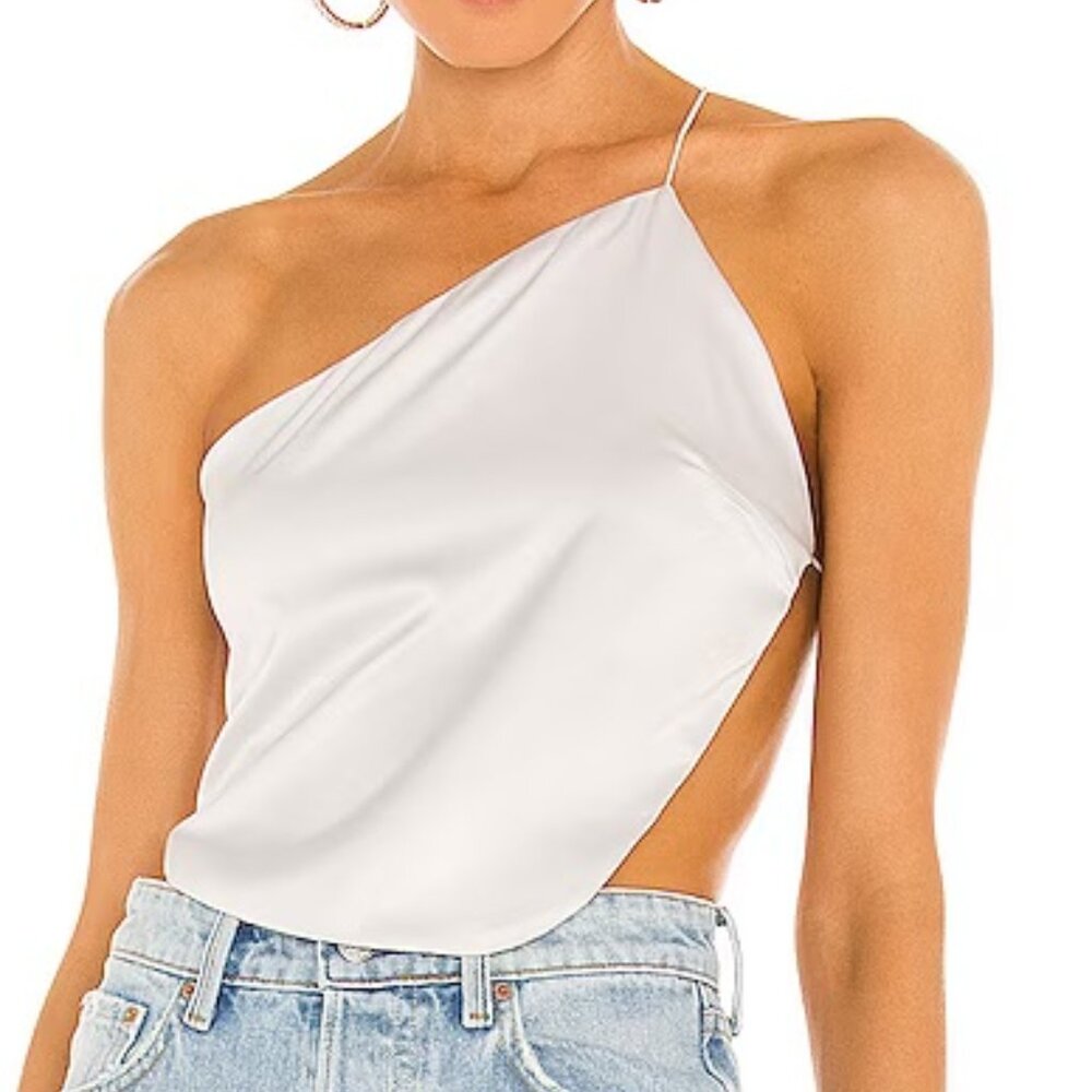 superdown Gianna Backless Top | Medium | Champagne